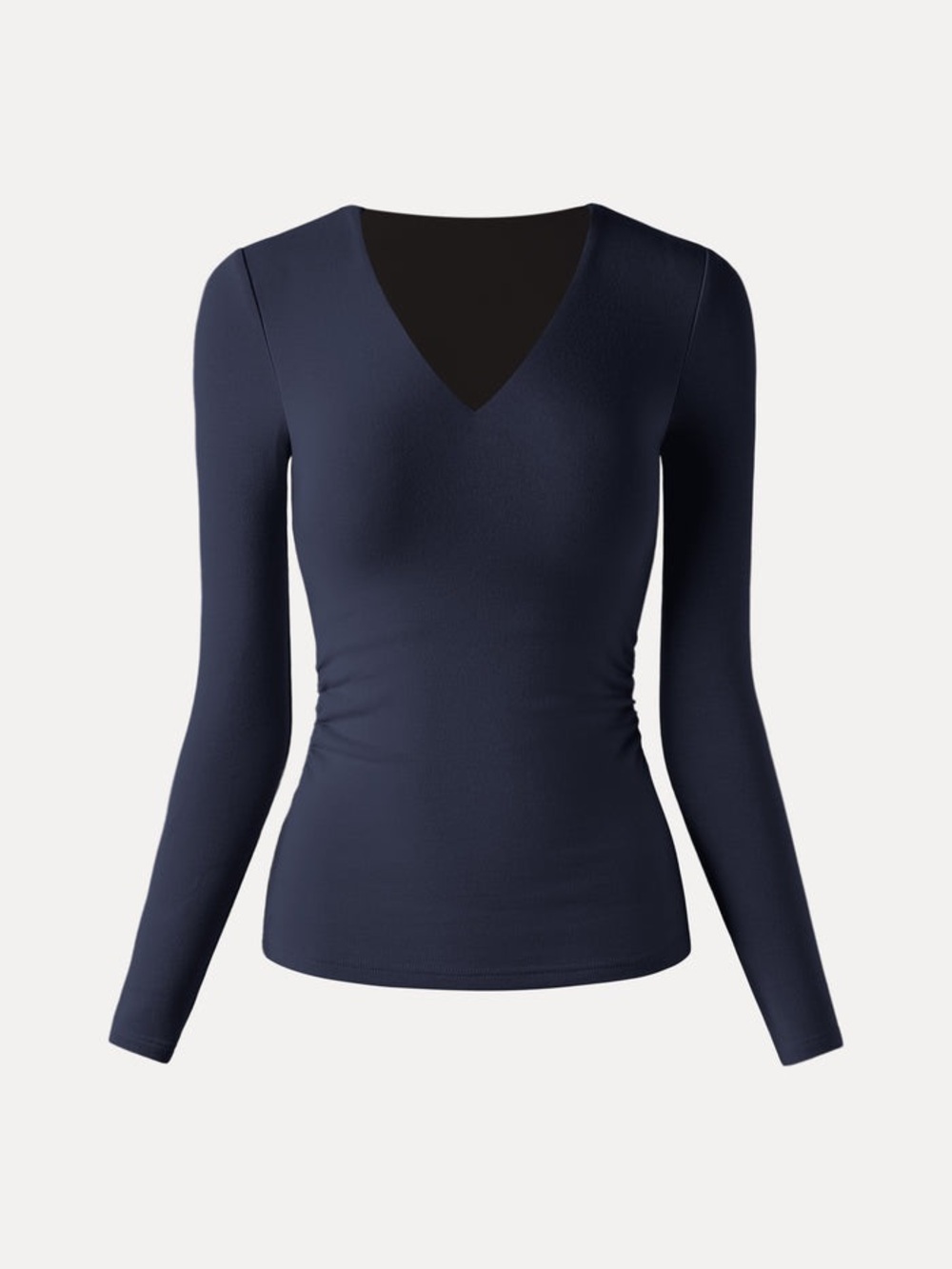 OGL Eco Mousse V-Neck Long Sleeve Brami Top